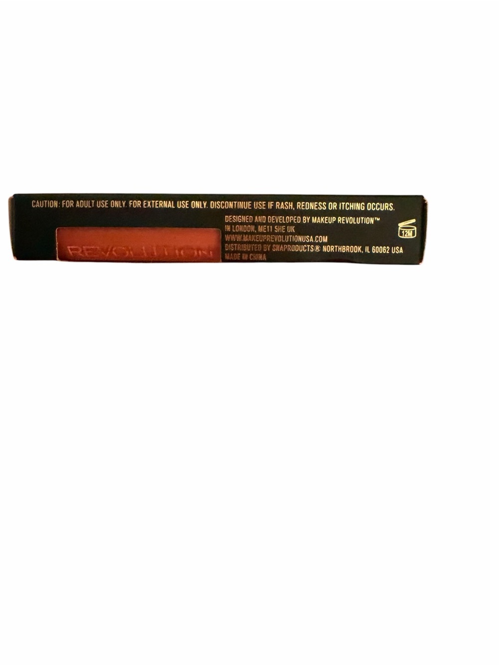 Makeup Revolution Lip Amplification Liquid Lipstick in Warm Copper Brown